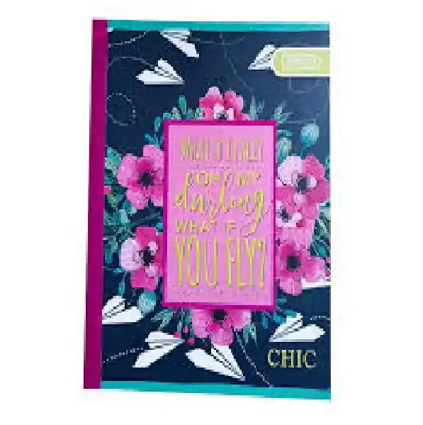 Cuaderno Rayado 50h Femenino Cosido