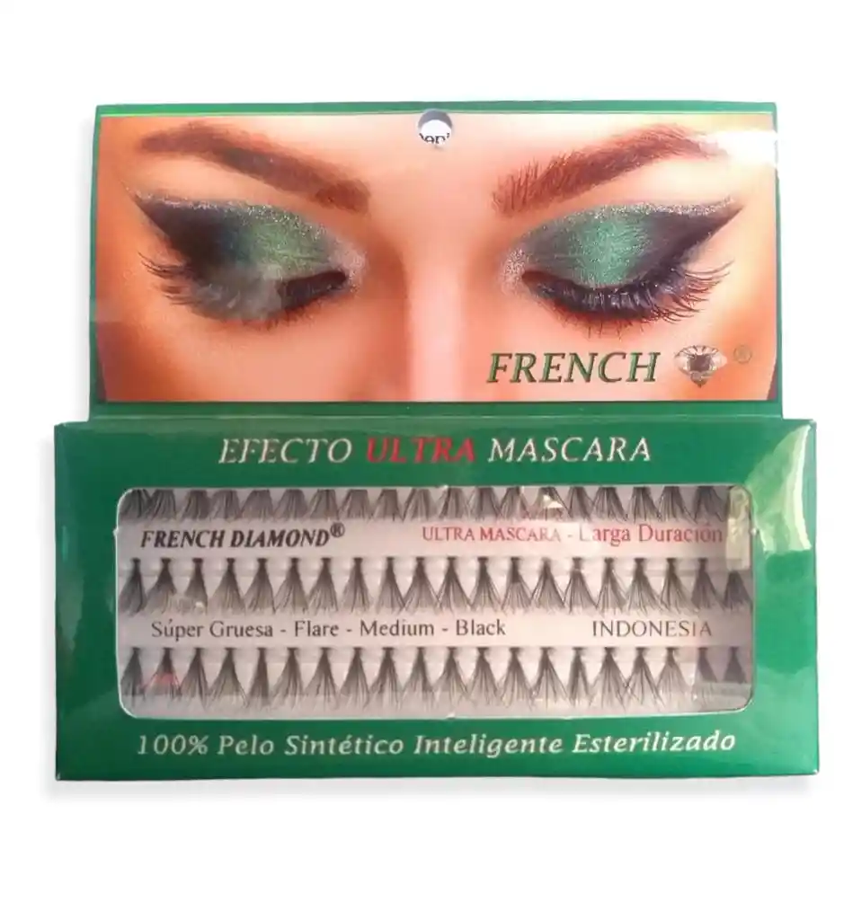 Pestañas Efecto Ultra Mascara French Diamond - Medianas