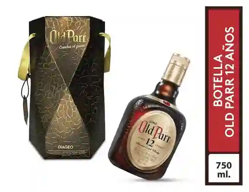 Whisky Old Parr 12 Años 750 Ml + Obsequio Bolsa De Regalo En Origami