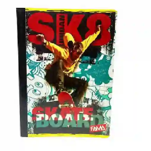 Cuaderno Rayado 100h Masculino Cosido