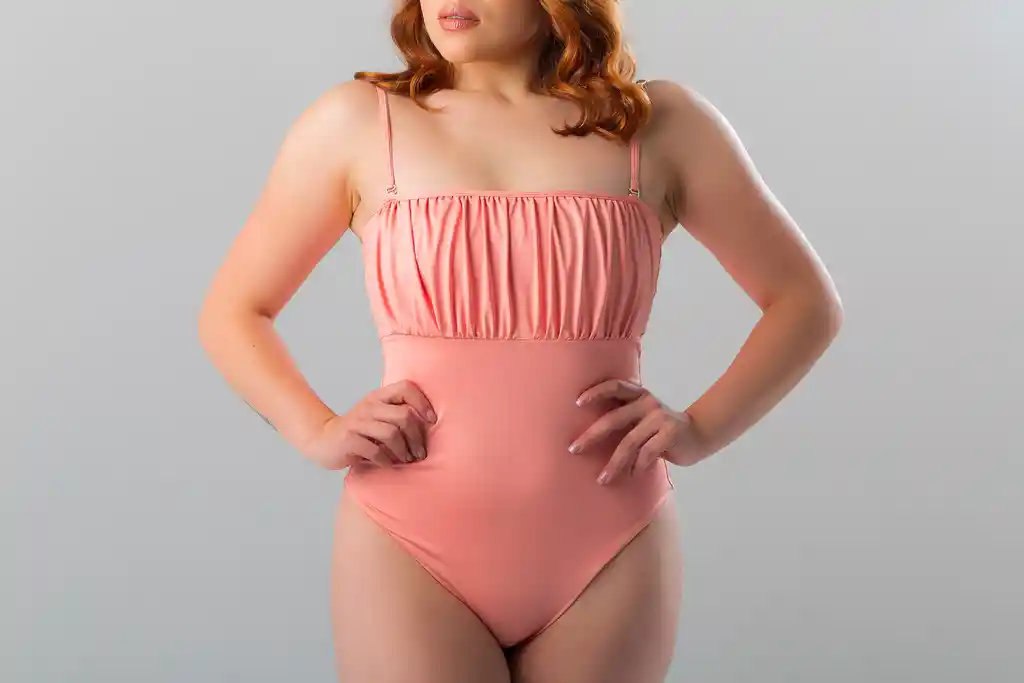Vestido De Baño Enterizo Heart Ref. Aire Salmon Talla S