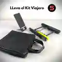 Kit Soporte Elevador De Portátil Móvil5, Funda Y Portacelular - Negro/amarillo