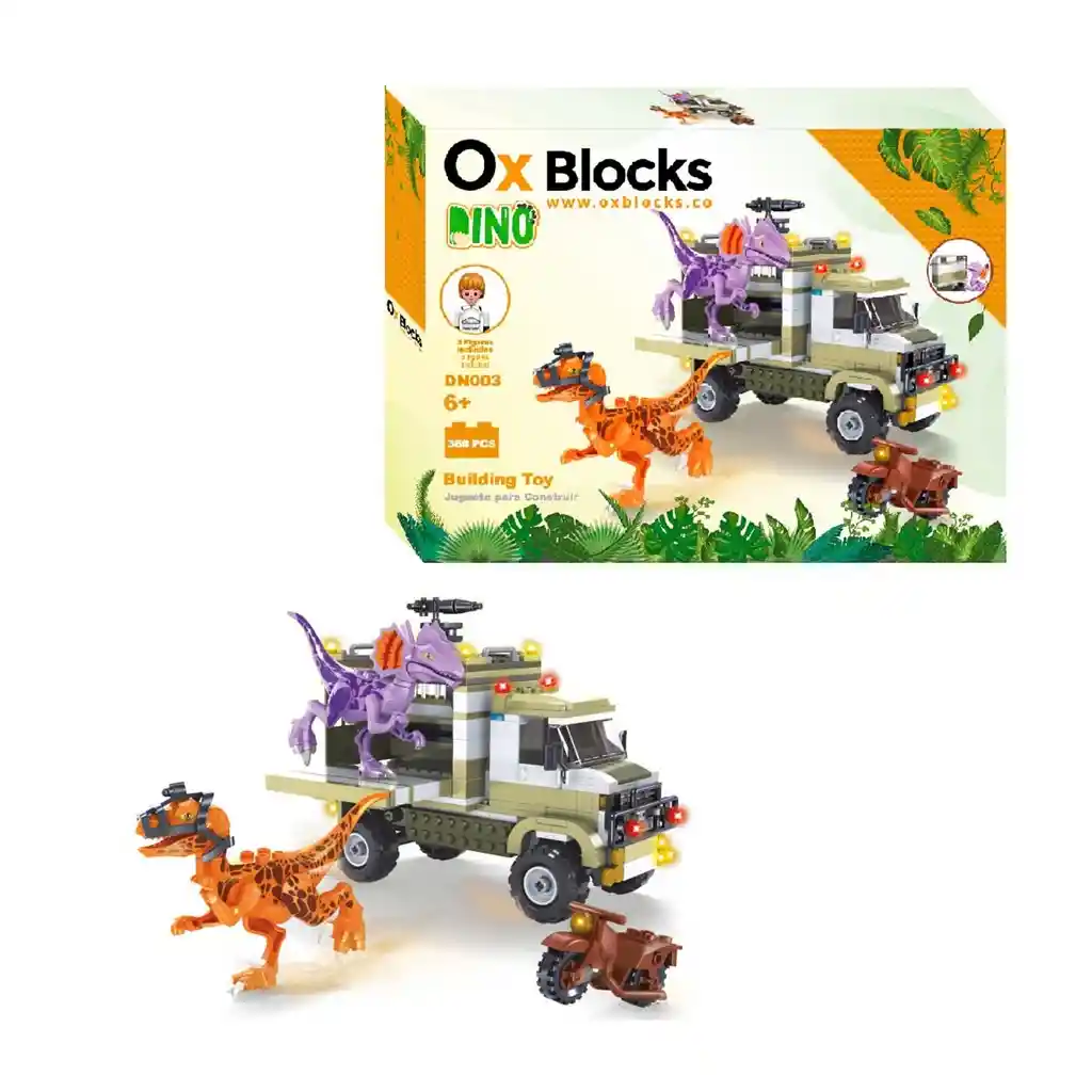 Arma Todo Bloques Juguete Armotodo Dinosaurios Tipo Legoo