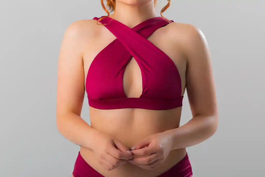 Vestido De Baño Bikini Heart Ref. Tierra Vino Tinto Talla S