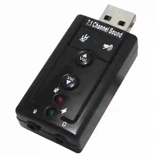 Usb Virtual 7.1 Channrl Sound Adapter / To Your Pc Virtual 7.1