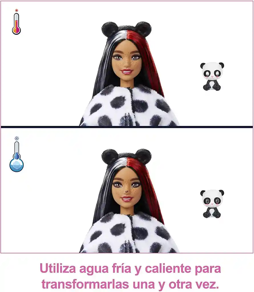 Muñeca Barbie Cutie Reveal Oso Panda Original