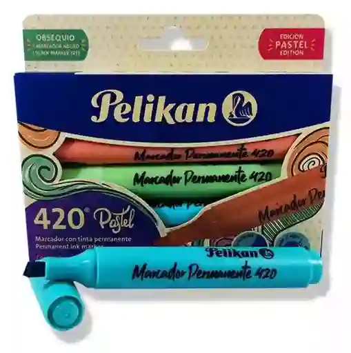 Pelikan Marcador Permanente 4 + 1 Tonos Pastel Ref 420