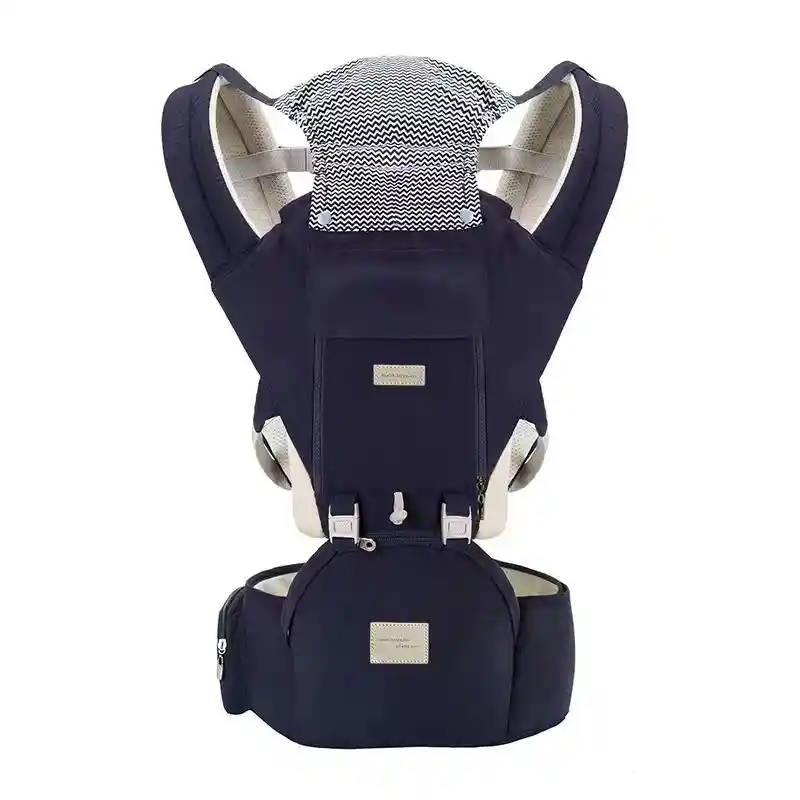 Cargador Canguro Silla Bebé 3 En 1 Ergonómico Azul Noche