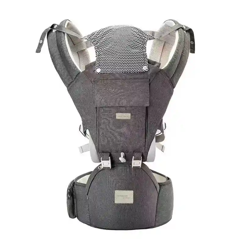 Cargador Canguro Silla Bebé 3 En 1 Ergonómico Gris