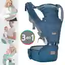 Cargador Canguro Silla Bebé 3 En 1 Ergonómico Azul