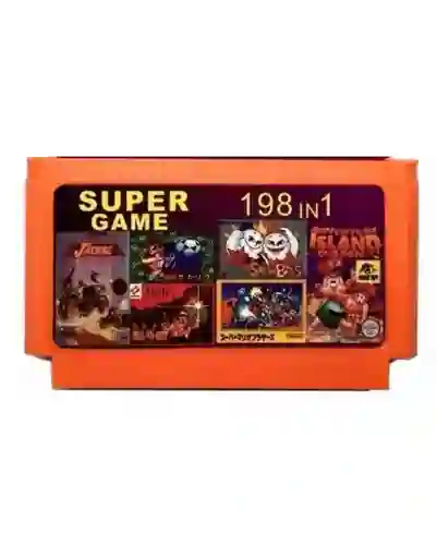 Super Game 198 En 1 - Cartucho Para Famicon