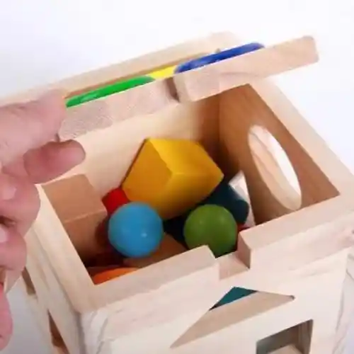 Cubo Didactico En Madera