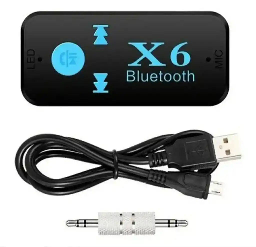 Adaptador Bluetooth X6 Con Plug - Jack 3.5mm Para Carro