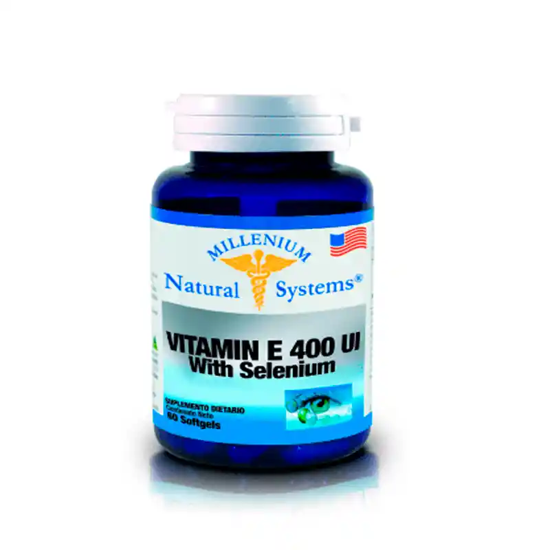 Vitamina E 400iu + Selenium 60 Capsulas