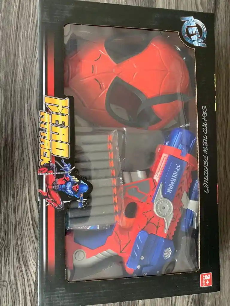 Avengers Hero Attack Set Mascara Y Pistola