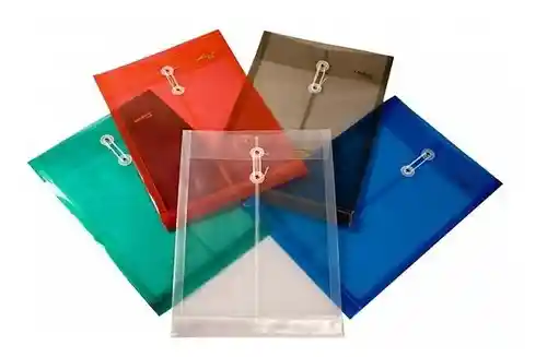 Paquete Carpeta Hilo Carta X12 Colores Surtidos