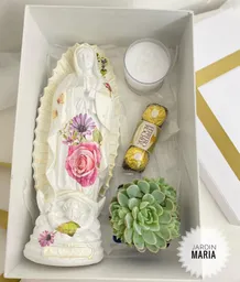 Cajita Gif Dia De La Mujer -virgen 30 Cms