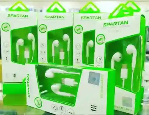 Auriculares Spartan Stereo Super Bass Con Conexión Tipo C