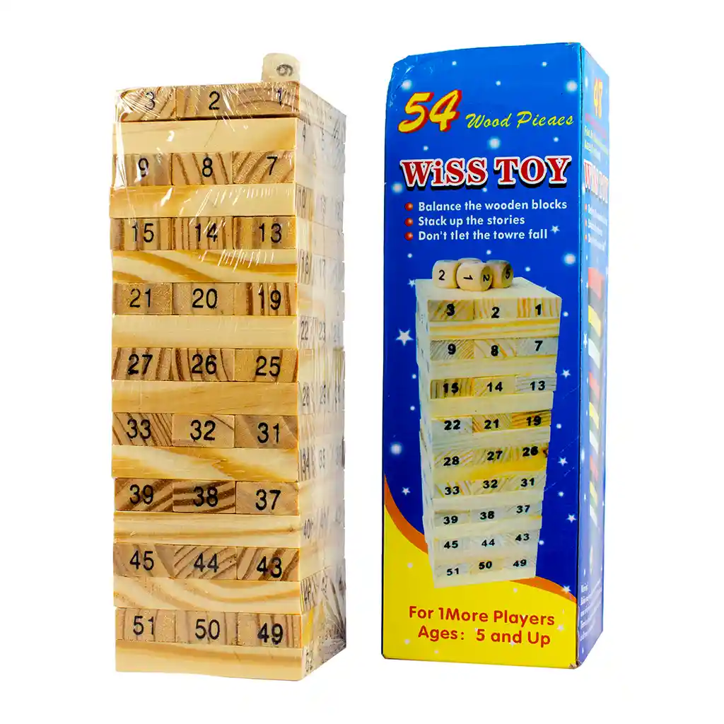 Juego De Mesa Jenga Familiar