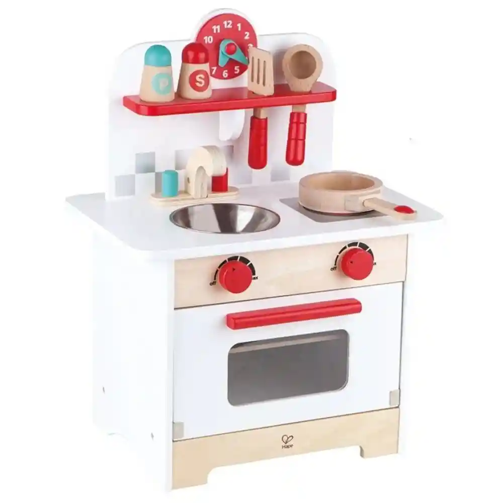 Cocina De Juguete Para Niños En Madera Niñas Estilo Retro