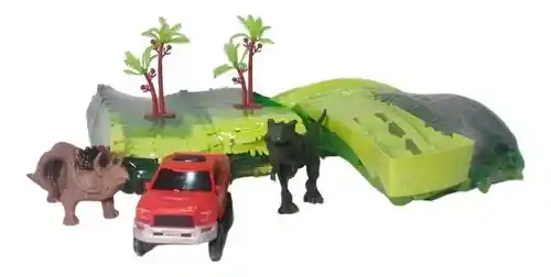 Pista Mágica Dinosaurios Desarmable Camioneta Niños Regalo