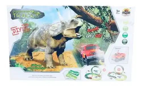 Pista Mágica Dinosaurios Desarmable Camioneta Niños Regalo