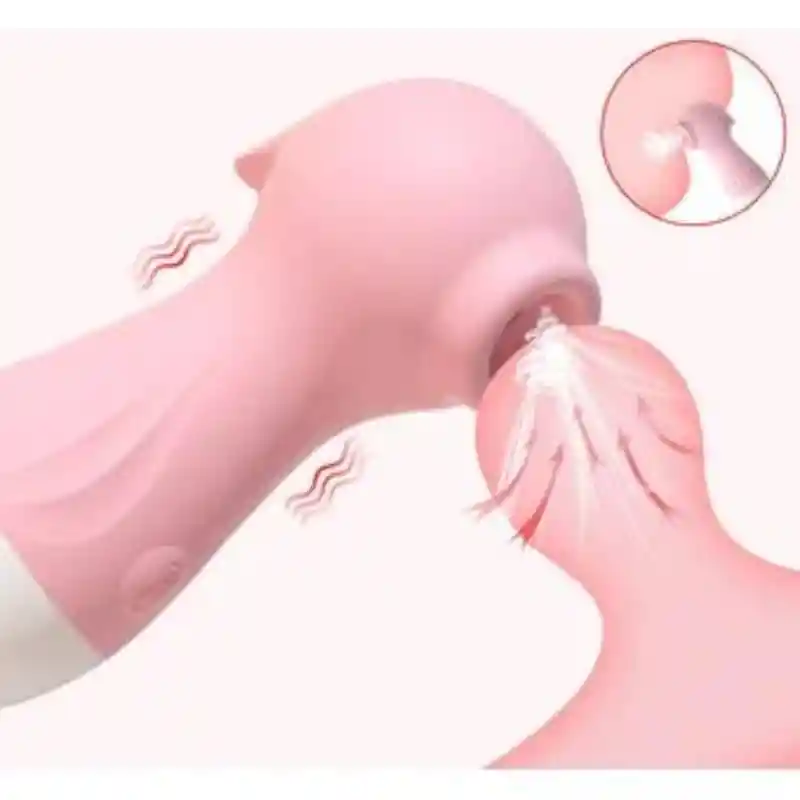 Vibrador Succionador De Clitoris 10 Velocidades Recargable Mini Caballito De Mar