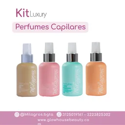 Kit Perfumes Capilares Luxury Milagros Ghbeauty