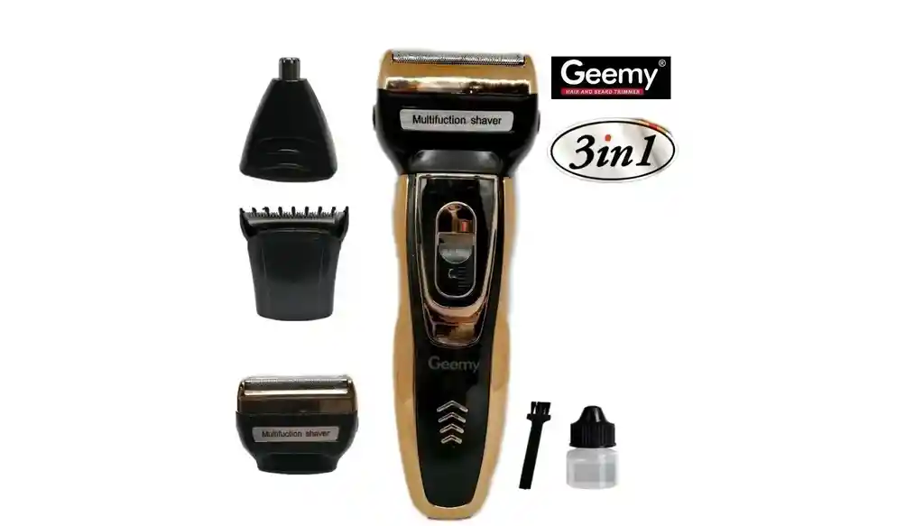maquina afeitar electrica recargable 3 en 1 GEEMY gm595