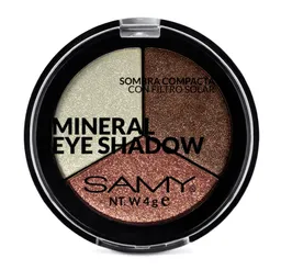 Samy Sombra Compacta Trio Caramelo Chic 10