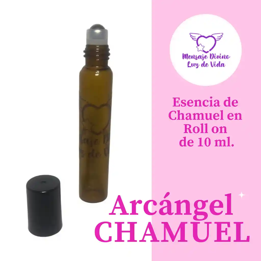 Esencia Arcángel Chamuel Roll On 10 Ml Amor Angeles