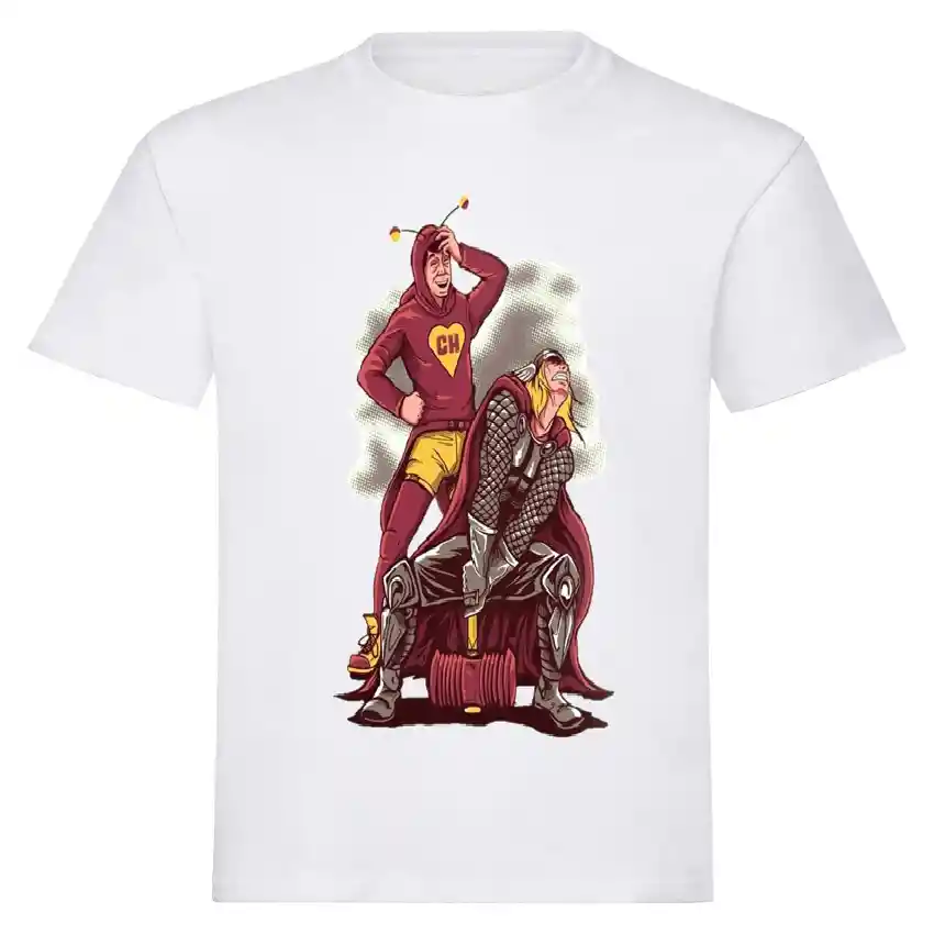 Camiseta Para Hombre Y Dama Thor Y Chapulin Colorado
