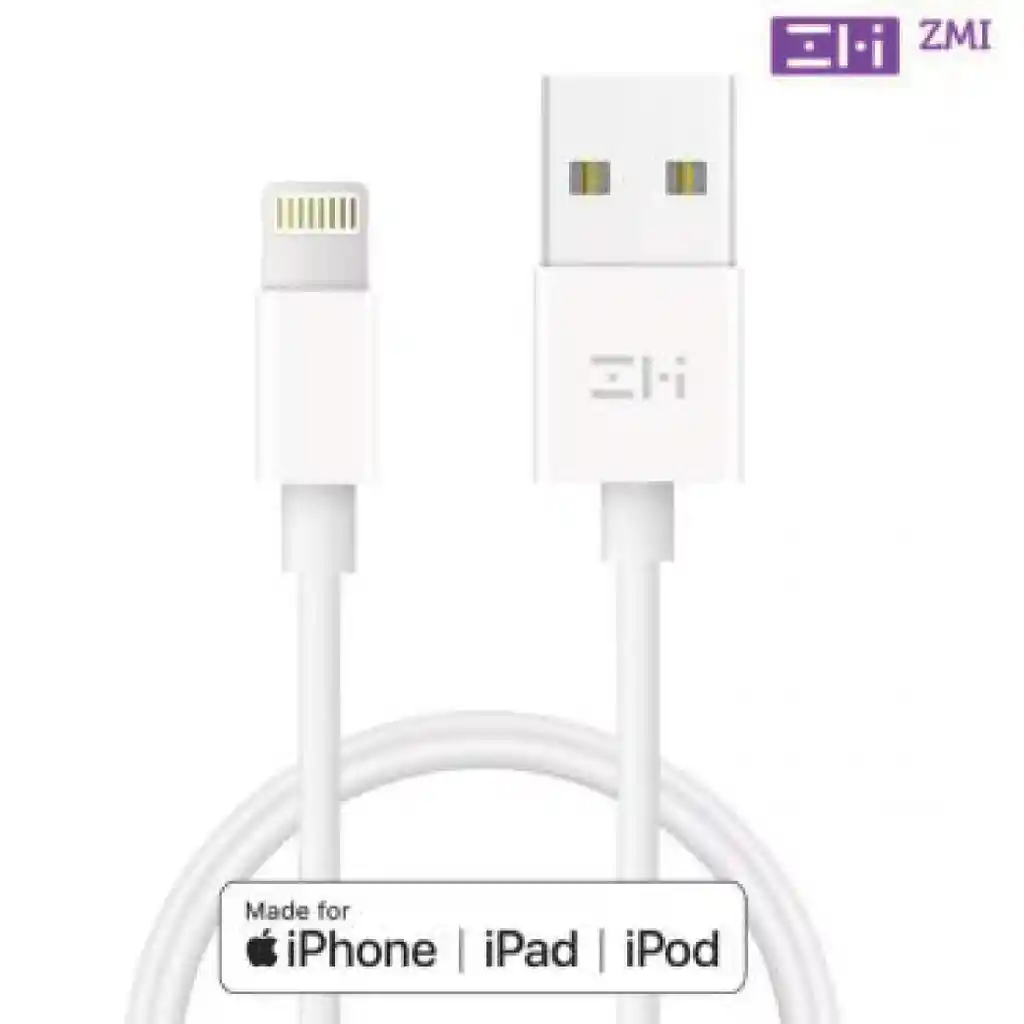 Cable Cargador Para Iphone Usb Lightning Zmi® Mfi