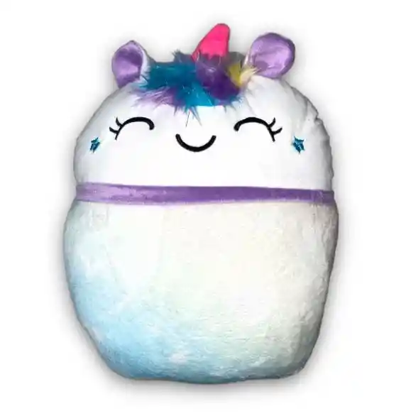 Peluche Cojin Con Cobija Unicornio