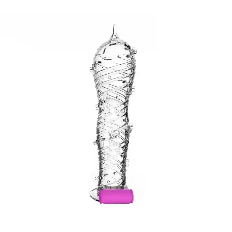 Funda Vibradora Para Pene Texturizada Cr-02