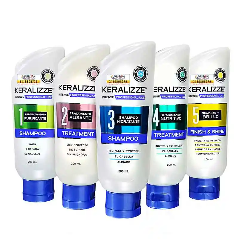  Kit Keratina Duvyclass Ker Alizz E 200Ml 5 Pasos 