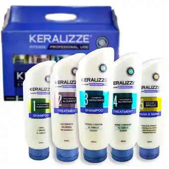  Kit Keratina Duvyclass Ker Alizz E 200Ml 5 Pasos 