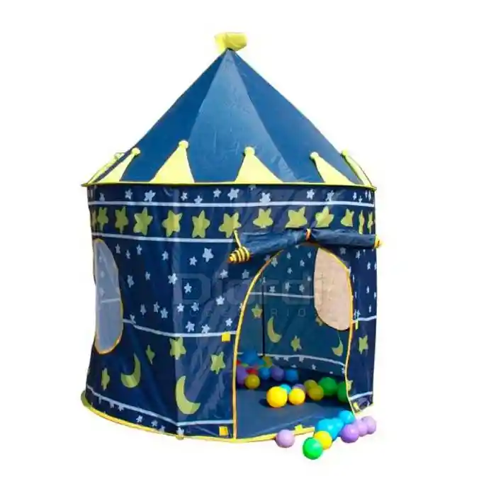 Carpa Castillo Azul Para Niño Casa Jardin
