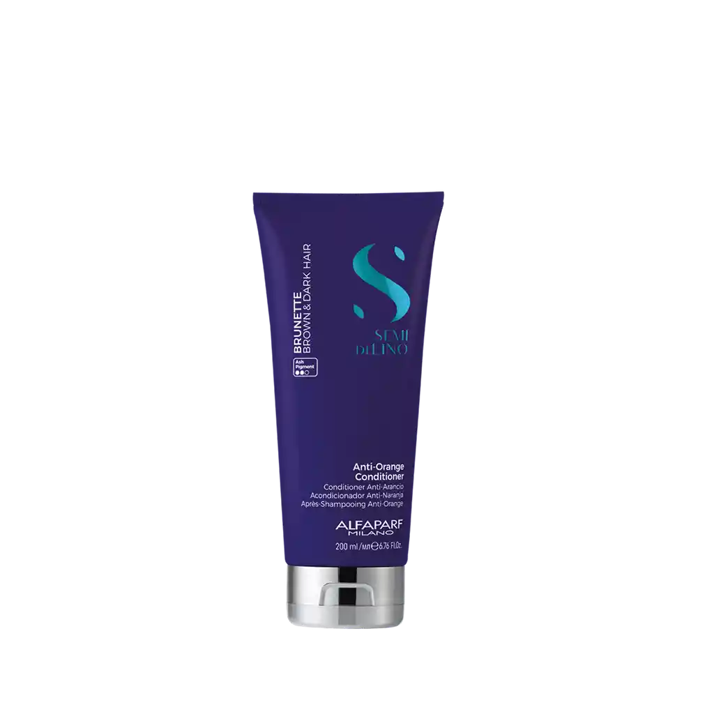 Acondicionador Alfaparf Anti-orange 200ml Semi Di Lino Brunette
