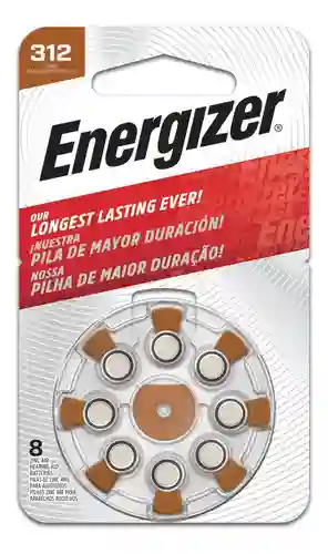 Pila Batería #312 Energizer Audífono