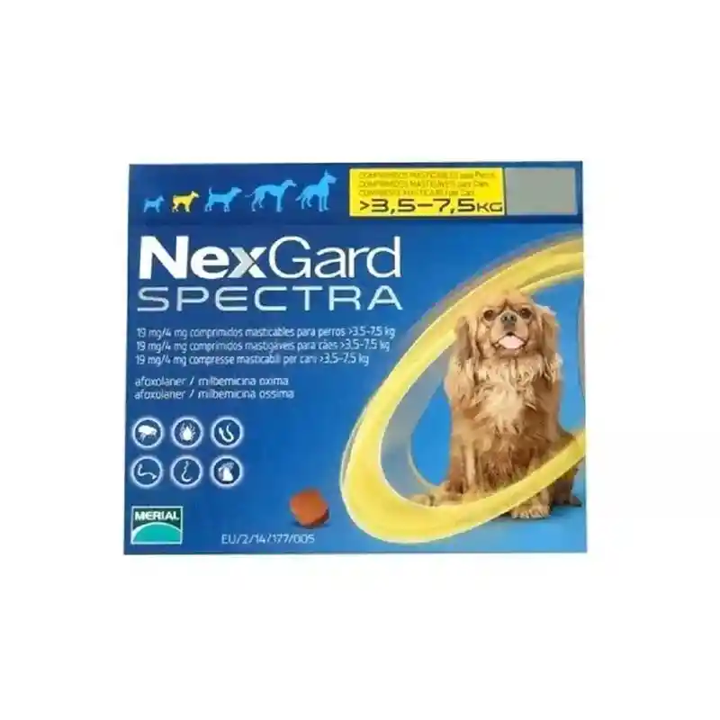 Nexgard Spectra 3.5-7.5 Kg