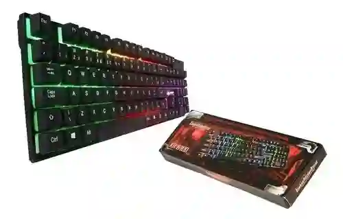 Teclado Gamer Kr-6300 Con Retroiluminación Y Diseño Ergonómico