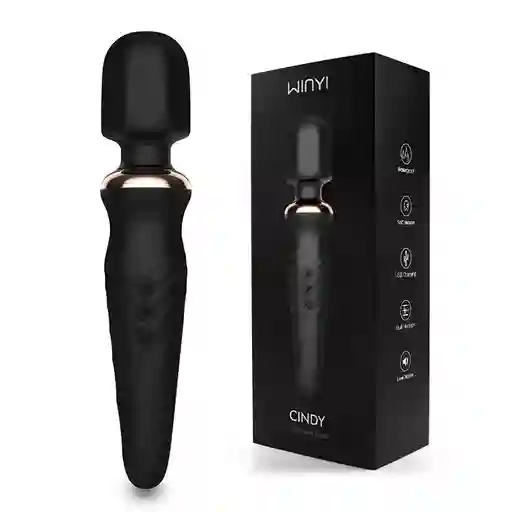 Vibrador Femenino 23cm Winyi Cindy Luxury Toys Carga Usb 25 Modos De Vibración