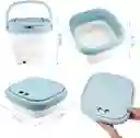 Mini Lavadora Electrica Portátil Ajustable Bañera Plegable
