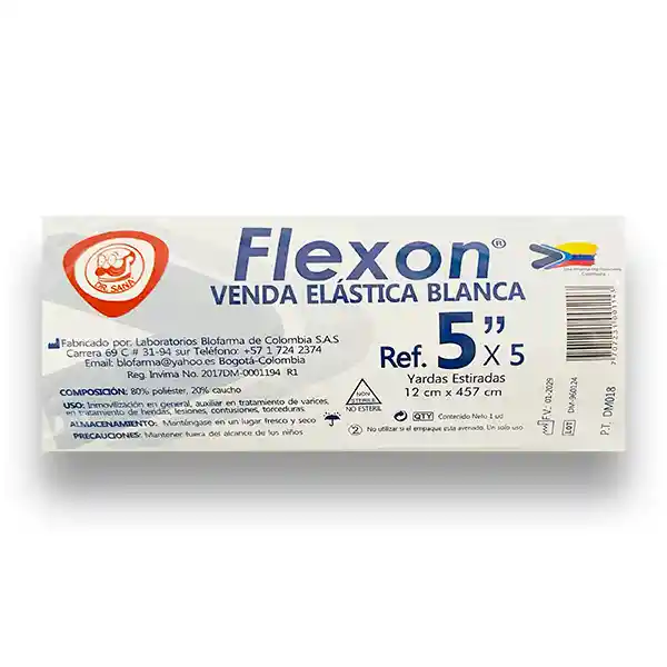 VENDA ELASTICA 5 PULG X 5 YDS