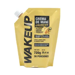 Crema De Maní Crunchy - Wakeup 720g