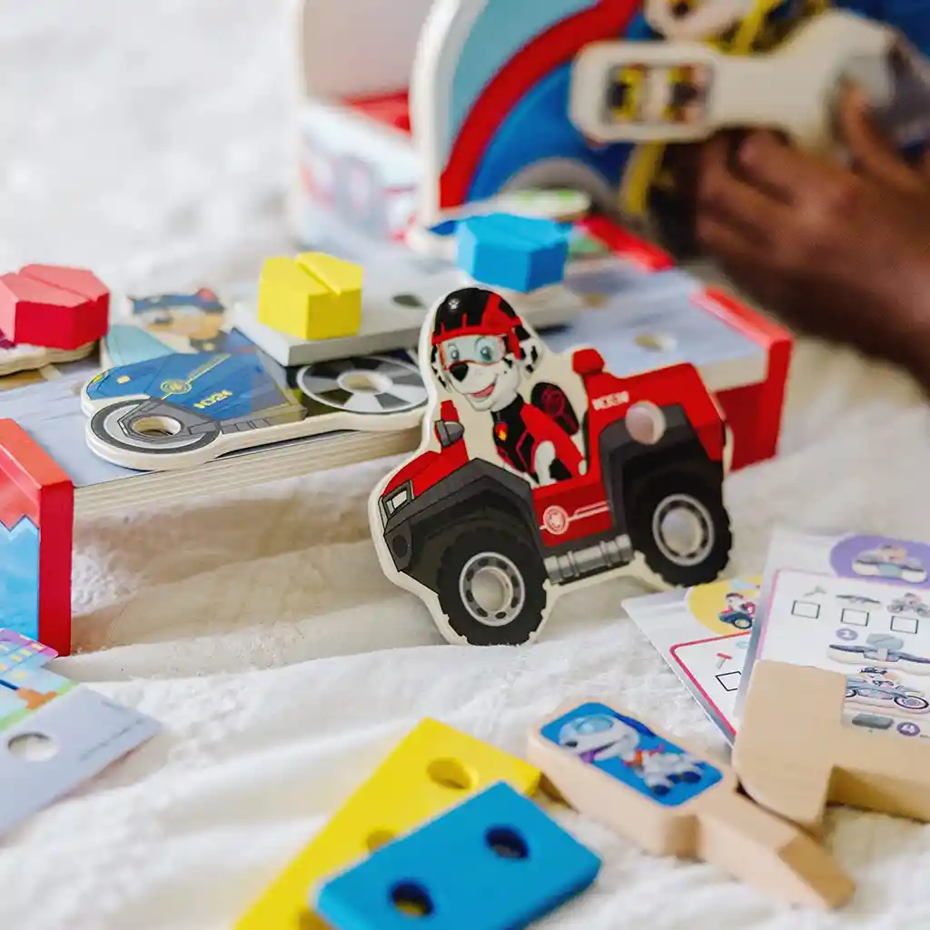 Carro De Juguete Paw Patrol Para Niños Herramientas Madera