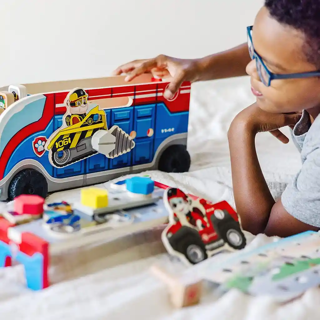 Carro De Juguete Paw Patrol Para Niños Herramientas Madera