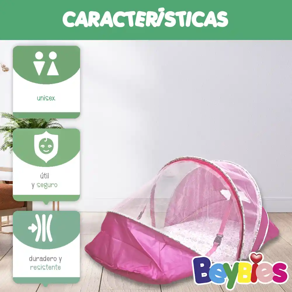 Beybies Cuna Portátil Plegable