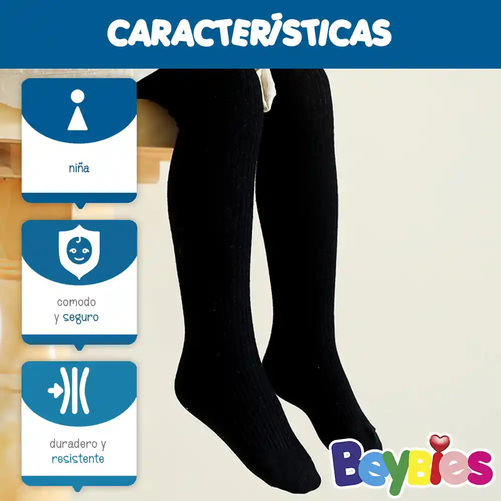 Panty-medias Veladas Niñas 3-4 Años Rojas